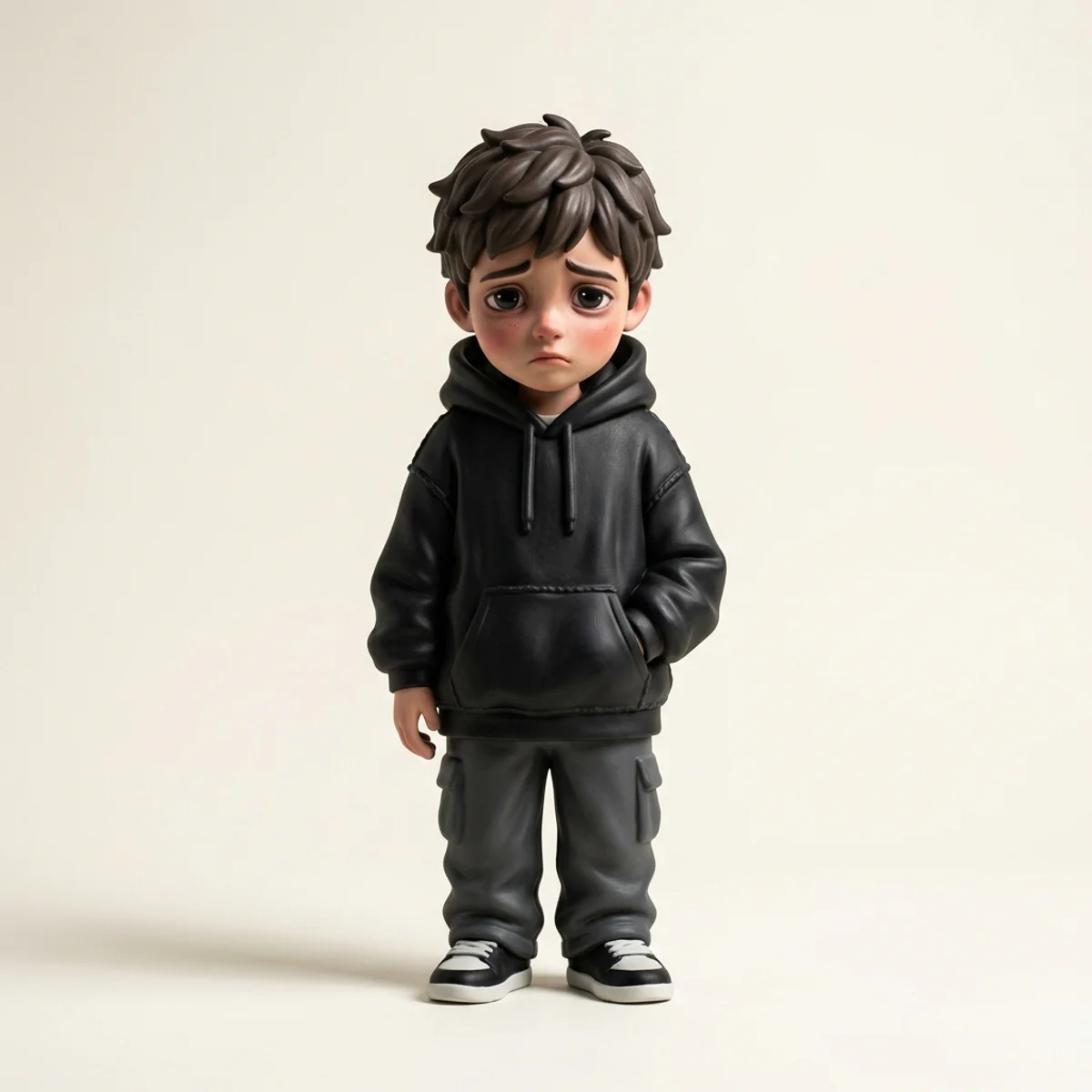 Hirono × The Hundreds Figure — Product Concept Illustration